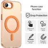 Phonesta HardFrost Back Cover hoesje met MagSafe voor Apple iPhone 17e/16e - Mat Oranje 2