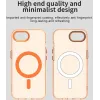 Phonesta HardFrost Back Cover hoesje met MagSafe voor Apple iPhone 17e/16e - Mat Oranje 6