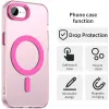 Phonesta HardFrost Back Cover hoesje met MagSafe voor Apple iPhone 17e/16e - Mat Roze 2