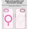 Phonesta HardFrost Back Cover hoesje met MagSafe voor Apple iPhone 17e/16e - Mat Roze 6