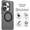 Phonesta HardFrost Back Cover hoesje met MagSafe voor Realme GT 6 - Mat Zwart 2