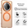 Phonesta HardFrost Back Cover hoesje met MagSafe voor HONOR Magic7 Lite - Mat Oranje 2