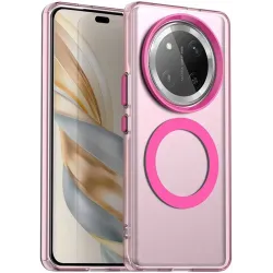 Phonesta HardFrost Back Cover hoesje met MagSafe voor HONOR Magic7 Lite - Mat Roze