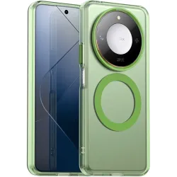 Phonesta HardFrost Back Cover hoesje met MagSafe voor HONOR X9c Smart - Mat Groen