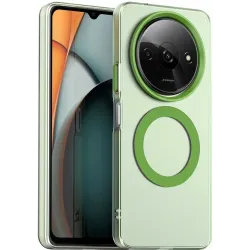 Phonesta HardFrost Back Cover hoesje met MagSafe voor Xiaomi Redmi A3 - Mat Groen