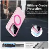 Phonesta HardFrost Back Cover hoesje met MagSafe voor Xiaomi 15 - Mat Roze 2