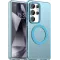 Phonesta HardFrost Back Cover hoesje met MagSafe voor Samsung Galaxy S25 Ultra - Mat Blauw