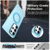 Phonesta HardFrost Back Cover hoesje met MagSafe voor Samsung Galaxy S25 Ultra - Mat Blauw 3