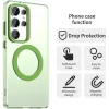 Phonesta HardFrost Back Cover hoesje met MagSafe voor Samsung Galaxy S25 Ultra - Mat Groen 2