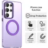 Phonesta HardFrost Back Cover hoesje met MagSafe voor Samsung Galaxy S25 Ultra - Mat Paars 2