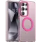 Phonesta HardFrost Back Cover hoesje met MagSafe voor Samsung Galaxy S25 Ultra - Mat Roze