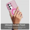 Phonesta HardFrost Back Cover hoesje met MagSafe voor Samsung Galaxy S25 Ultra - Mat Roze 5