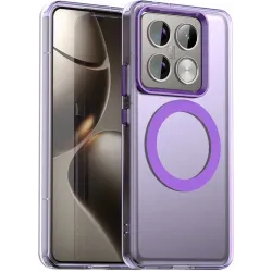 Phonesta HardFrost Back Cover hoesje met MagSafe voor Xiaomi 14T Pro - Mat Paars