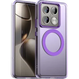 Phonesta HardFrost Back Cover hoesje met MagSafe voor Xiaomi 14T Pro - Mat Paars