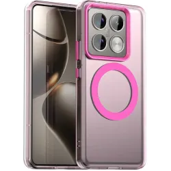 Phonesta HardFrost Back Cover hoesje met MagSafe voor Xiaomi 14T Pro - Mat Roze