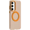 Phonesta HardFrost Back Cover hoesje met MagSafe voor Samsung Galaxy S25/S24 - Mat Oranje 4
