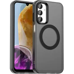 Phonesta HardFrost Back Cover hoesje met MagSafe voor Samsung Galaxy M55 - Mat Zwart