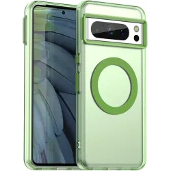 Phonesta HardFrost Back Cover hoesje met MagSafe voor Google Pixel 8 Pro - Mat Groen