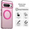 Phonesta HardFrost Back Cover hoesje met MagSafe voor Google Pixel 8 Pro - Mat Roze 4