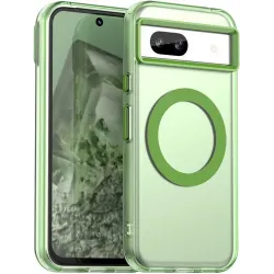 Phonesta HardFrost Back Cover hoesje met MagSafe voor Google Pixel 8a - Mat Groen