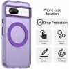 Phonesta HardFrost Back Cover hoesje met MagSafe voor Google Pixel 8a - Mat Paars 4