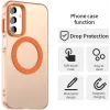 Phonesta HardFrost Back Cover hoesje met MagSafe voor Samsung Galaxy A15 4G/5G - Mat Oranje 4