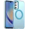 Phonesta HardFrost Back Cover hoesje met MagSafe voor Samsung Galaxy A35 - Mat Blauw