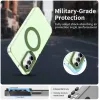 Phonesta HardFrost Back Cover hoesje met MagSafe voor Samsung Galaxy A35 - Mat Groen 2