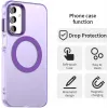 Phonesta HardFrost Back Cover hoesje met MagSafe voor Samsung Galaxy A35 - Mat Paars 4