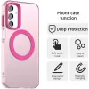 Phonesta HardFrost Back Cover hoesje met MagSafe voor Samsung Galaxy A35 - Mat Roze 4