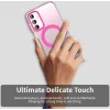 Phonesta HardFrost Back Cover hoesje met MagSafe voor Samsung Galaxy A35 - Mat Roze 5
