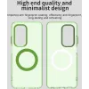 Phonesta HardFrost Back Cover hoesje met MagSafe voor Oppo A5/A5m - Mat Groen 3