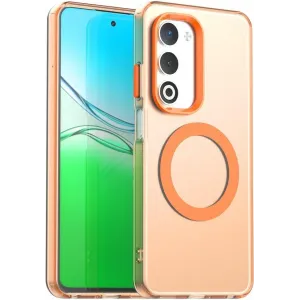 Phonesta HardFrost Back Cover hoesje met MagSafe voor Oppo A5/A5m - Mat Oranje