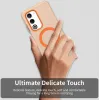Phonesta HardFrost Back Cover hoesje met MagSafe voor Oppo A5/A5m - Mat Oranje 4