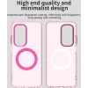 Phonesta HardFrost Back Cover hoesje met MagSafe voor Oppo A5/A5m - Mat Roze 3