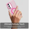 Phonesta HardFrost Back Cover hoesje met MagSafe voor Oppo A5/A5m - Mat Roze 4