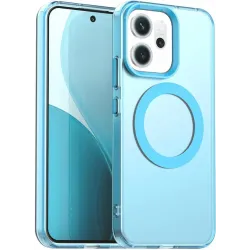 Phonesta HardFrost Back Cover hoesje met MagSafe voor Oppo Reno14 - Mat Blauw