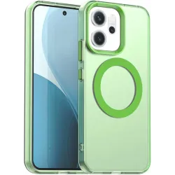 Phonesta HardFrost Back Cover hoesje met MagSafe voor Oppo Reno14 - Mat Groen