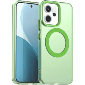 Phonesta HardFrost Back Cover hoesje met MagSafe voor Oppo Reno14 - Mat Groen