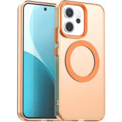 Phonesta HardFrost Back Cover hoesje met MagSafe voor Oppo Reno14 - Mat Oranje