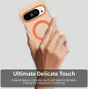 Phonesta HardFrost Back Cover hoesje met MagSafe voor Google Pixel 10 Pro XL - Mat Oranje 5