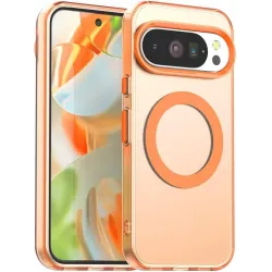Phonesta HardFrost Back Cover hoesje met MagSafe voor Google Pixel 10 / 10 Pro - Mat Oranje