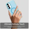 Phonesta HardFrost Back Cover hoesje met MagSafe voor Samsung Galaxy S25 FE - Mat Blauw 4
