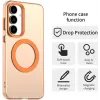 Phonesta HardFrost Back Cover hoesje met MagSafe voor Samsung Galaxy S25 FE - Mat Oranje 5