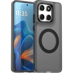 Phonesta HardFrost Back Cover hoesje met MagSafe voor Motorola Edge 60 / Edge 60 Fusion - Mat Zwart