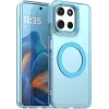 Phonesta HardFrost Back Cover hoesje met MagSafe voor Motorola Moto G56 - Mat Blauw