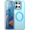 Phonesta HardFrost Back Cover hoesje met MagSafe voor Motorola Moto G56 - Mat Blauw