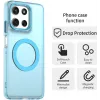 Phonesta HardFrost Back Cover hoesje met MagSafe voor Motorola Moto G56 - Mat Blauw 5