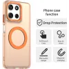 Phonesta HardFrost Back Cover hoesje met MagSafe voor Motorola Moto G56 - Mat Oranje 5
