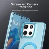 Phonesta HardFrost Back Cover hoesje met MagSafe voor Motorola Moto G86 - Mat Blauw 6